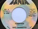 RAY BARRETTO Together LATIN SOUL FUNK 45 EX promo *hear*