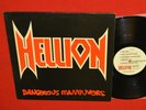 HELLION DANGEROUS MANEUVERS LP 1984 PRIVATE PRESS VG+/EX VINYL NYC METAL