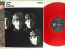 BEATLES WITH THE EMI/ODEON EAS-70131 Japan OBI MONO RED VINYL VINYL LP