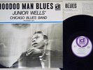 JUNIOR WELLS' CHICAGO BLUES BAND HOODOO MAN BLUES DELMARK PA-6215 Japan VINYL LP