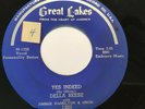 45 RPM Della Reese GREAT LAKES 1203 Yes Indeed RARE DETROIT LABEL VG+