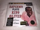 Louis Armstrong  Satchmo Plays King Oliver Stereo 45rpm Sealed