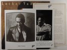 LUTHER VANDROSS Never Too Much EPIC LP VG++/VG+ promo w/ press kit