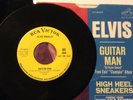 ELVIS PRESLEY 45 PROMO GUITAR MAN 47-9425 YELLOW LABEL NM OR BETTER HIGH GRADE