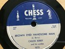 78 RPM  Chuck Berry CHESS  1635 Too Much Monkey Business / Brown Eyed  E+