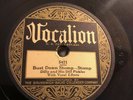 COUNTRY DILLY & DILLPICKLES Vocalion 5421 Georgia Bust Down Stomp/ . E/E-