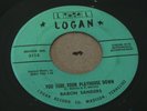RARE TENN. ROCKABILLY 45 - RABON SANDERS - YOU TORE YOUR PLAYHOUSE DOWN - LOGAN