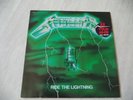 RARE LP METALLICA - RIDE THE LIGHTNING - POCHETTE VERTE - SB 18026 - NEAR  MINT