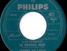 JOHNNY HALLYDAY Le mauvais rêve Hit-Parade 1968 Les Poneyttes SP Philips Canada