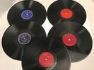5 GREEK FOLK Music 78 rpm Liberty Balkan Columbia Victor Gadinis Record LP