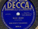 COUNTRY W/SWING 78 : BOB DUNN'S VAGABONDS ON DECCA 5676 W/ MOON MULLICAN