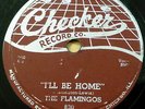 FLAMINGOS doowop 78 I'LL BE HOME b/w NEED YOUR LOVE on CHECKER Strong VG+ RJ 277