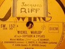 Disque 78 tours Michel Warlop ..... Poker / Mi la ré sol
