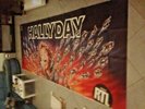 Affiche géante Johnny Hallyday palais des sports 82 neuve 4m x 3m très rare