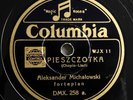 78rpm ALEXANDER MICHALOWSKI Piano Chopin - Polish COLUMBIA DMX 258