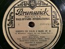 JOSEF WOLFSTHAL Beethoven Violin Concerto Op.61 / M. Gurlitt 5x 78rpm BRUNSWICK