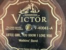 Victor 40041 Watkin's (String)  Band TOM'S RAG   E+ 78 rpm 1928 Country ATLANTA