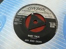 JAN AND DEAN BABY TALK  1959 LONDON TRI 45-HL 8936 RARE EXCELLENT