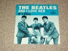 The Beatles And I Love Her / If I Fell 45 Capitol 5235 Picture Sleeve PS