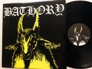 BATHORY Bathory LP MINT- 1984 YELLOW GOAT 1st press SWEDEN Black Metal Rp643