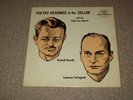 Fantasy 7002 Poetry Readings in the Cellar LP Kenneth Rexroth Ferlenghetti