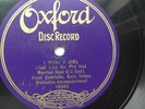 Male Quartette 78rpm Single 10-inch Oxford Disc Records #19392 I Want A Girl