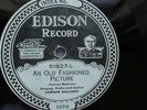Edison Diamond Disc #51827 Vernon Dalhart  An Old Fashioned Picture