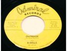 THE R-DELLS Outrage / Drag City ADMIRAL rare Charlotte NC instro SURF Hear  45