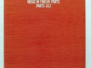 PHILIP GLASS music in twelve parts - parts 1 & 2 - VIRGIN LP EX++