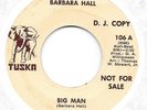 BARBARA HALL Big Man/Broken Hearted on Tuska northern soul PROMO 45 HEAR