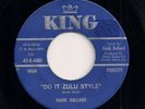 60s MOD R&B 45 - HANK BALLARD - DO IT ZULU STYLE / i'M JUST A FOOL - US KING