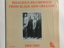 RELIGIOUS RECORDINGS FROM BLACK New Orleans 1924-31   LP W. LARGE BOOKLET   RARE