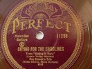 Roy Smeck's Trio 78rpm single 10-inch Perfect Records #11298 Crying For The....