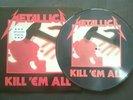 Metallica kill em all vinyl rock metal rare kill ride ass black thrash master