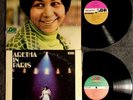 ARETHA FRANKLIN 2x LPs: Aretha Now & Aretha In Paris - Rare Purple/White/Tan Lbl
