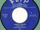 RICHARD BERRY & PHARAOHS Louie Louie / You Are My Sunshine 45rpm Flip 1957
