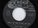 Crossover Soul 45 PATTIE WARD (Girls) You Have To Wait For Love ROAD HEAR