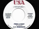 Modern Soul Boogie 45 L.C. ROBINSON Free & Easy Cecil Lyde Homeboy COL HEAR