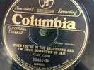 Columbia 15457D Elery Cash WHEN YOU'RE IN THE GRAVEYARD 78 rpm  Country -E1929