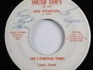 Funk Gospel 45 5 SPIRITUAL TONES Bad Situation SOUND TOWN HEAR
