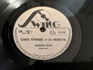 Django Reinhardt Orch Swing 180 Zuidersee Blues Gypsy Jazz 78 E