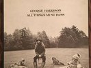 George Harrison All Things Must Pass Vinyl LP 1970 Scranton Press + poster VG++