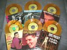 Elvis' Greatest Golden Hit Singles Vol 1-50th Anniversary Gold Vinyl 45rpm-NM