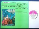 Erato STE 50166 Stereo ED1 - Bach The Cello Sonatas Paul Tortelier NM