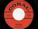 ROCKABILLY-BUDDY HOLLY-HEARTBEAT/WELL....ALL RIGHT-CORAL 62051