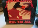 metallica kill em all megaforce vinyl lp mri 069 sealed 