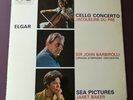 Elgar Cello Concerto du Pré, Sea Pictures Baker, Barbirolli ASD 655  EX+ vinyl