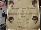 THE BEATLES First Christmas Record 1963 Fan Club Flexi disc + 4 OTHER 45s 1963