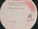 The Kinks - 'Instrumental Backing For Something Else' white label Promo