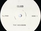 Members Rare OZ White Label Test Press LP NM '82 Going west Newwave Ska Island